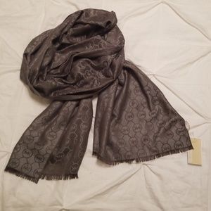 Gray Michael Kors Scarf